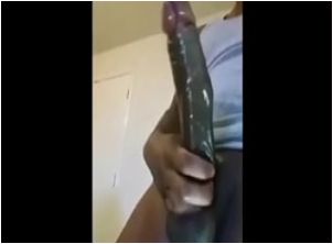 WOW ... 13 INCHES OF BLACK DICK ... !!!
